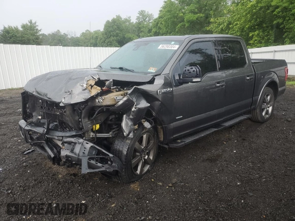 2015 Ford F-150 XLT with VIN 1FTEW1EG1FFC72157, listed as a Copart auction lot 56288304 with 116,943 mi miles and Salvage Title. Bid and sale history available at carsss.com. Image 1.