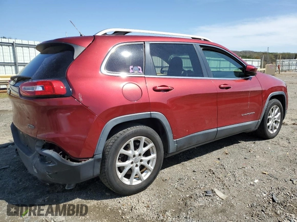 2014 Jeep Cherokee Latitude with VIN 1C4PJLCS2EW186719, listed as a Copart auction lot 50609725 with 140,449 mi miles and Salvage Title. Bid and sale history available at carsss.com. Image 3.