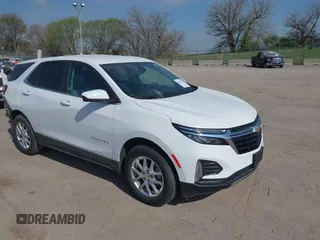 2024 Chevrolet Equinox LT with VIN 3GNAXUEG3RL244777, listed as a IAAI auction lot 42067815 with 14,724 mi miles. Bid and sale history available at carsss.com. Image 1.