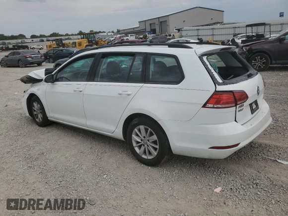 2019 Volkswagen Golf SportWagen S with VIN 3VWY57AU0KM510084, listed as a Copart auction lot 61725423 with 85,875 mi miles. Bid and sale history available at carsss.com. Image 2.