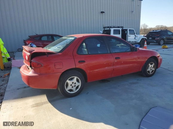 2005 Chevrolet Cavalier with VIN 1G1JC52F357198848, listed as a Copart auction lot 46047745 with 141,243 mi miles and Salvage Title. Bid and sale history available at carsss.com. Image 3.