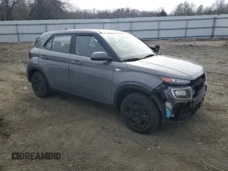 2020 Hyundai Venue SE with VIN KMHRB8A39LU040496, listed as a Copart auction lot 49108185 with 56,753 mi miles and Salvage Title. Bid and sale history available at DreamBid. Image 4.