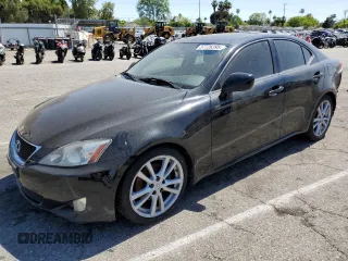 2006 Lexus IS 250 z VIN JTHBK262065021755, wystawiony jako Copart lot #57726395 z przebiegiem 167 388 mil mil oraz Tytuł czysty. Historia ofert i sprzedaży dostępna na DreamBid. Obrazek 1.