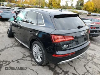 2020 Audi Q5 Premium Plus with VIN WA1BNAFY8L2037507, listed as a Copart auction lot 64970992 with 33,525 mi miles. Bid and sale history available at carsss.com. Image 3.