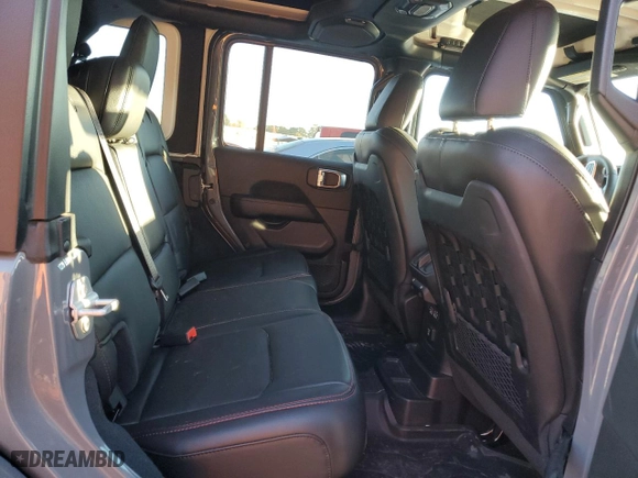 2023 Jeep Wrangler Rubicon with VIN 1C4JJXFG9PW678123, listed as a Copart auction lot 81574334 with 19,621 mi miles and Salvage Title. Bid and sale history available at carsss.com. Image 10.