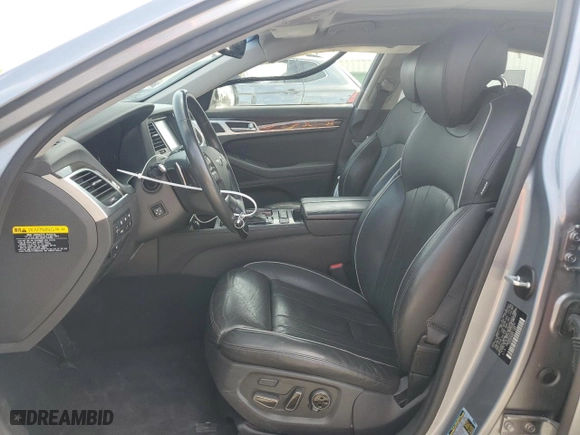 2016 Hyundai Genesis 3.8L with VIN KMHGN4JEXGU115091, listed as a Copart auction lot 47765205 with 29,698 mi miles and Salvage Title. Bid and sale history available at carsss.com. Image 7.