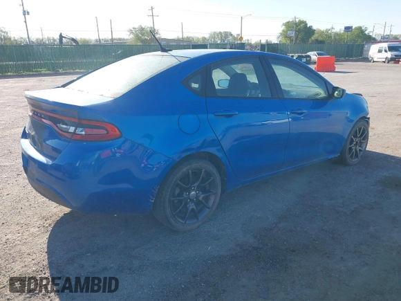 2016 Dodge Dart SE with VIN 1C3CDFAA4GD540888, listed as a IAAI auction lot 42016246 with 95,873 mi miles. Bid and sale history available at carsss.com. Image 4.