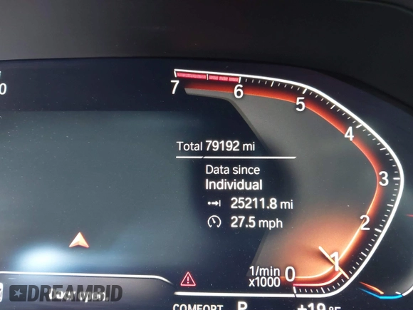 2019 BMW 3 Series 330i xDrive with VIN WBA5R7C59KAJ82495, listed as a IAAI auction lot 41597332 with 79,192 mi miles. Bid and sale history available at carsss.com. Image 7.