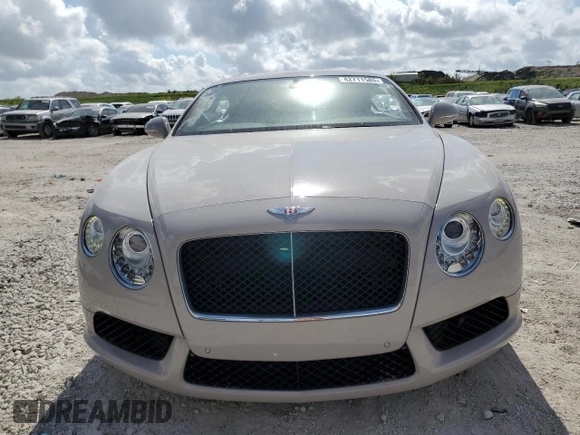 2014 Bentley Continental GT with VIN SCBFT7ZA7EC094358, listed as a Copart auction lot 42711585 with 19,779 mi miles and Salvage Title. Bid and sale history available at DreamBid. Image 5.