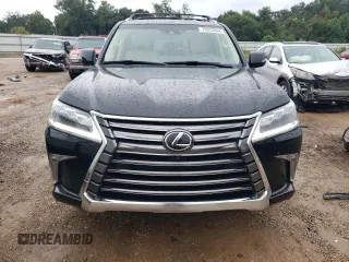 2020 Lexus LX with VIN JTJDY7AX2L4317495, listed as a Copart auction lot 70972864 with 47,283 mi miles and Salvage Title. Bid and sale history available at carsss.com. Image 5.