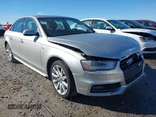 2014 Audi A4 Premium with VIN WAUAFAFL2EN001197, listed as a IAAI auction lot 41418683 with 111,691 mi miles. Bid and sale history available at carsss.com. Image 1.