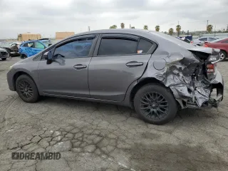 2014 Honda Civic Sedan LX with VIN 19XFB2F5XEE210185, listed as a Copart auction lot 53828455 with 154,204 mi miles and Salvage Title. Bid and sale history available at carsss.com. Image 2.