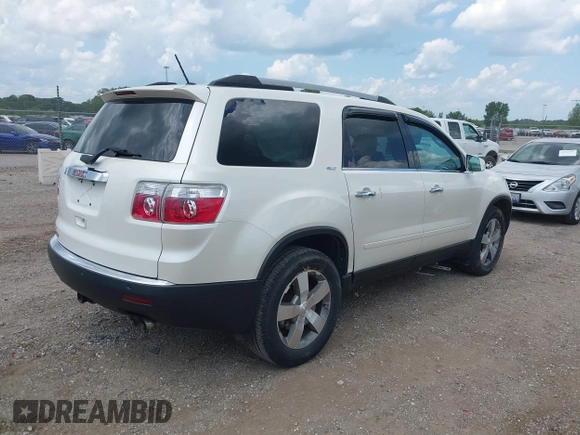 2010 GMC Acadia SLT1 with VIN 1GKLRMED8AJ189051, listed as a IAAI auction lot 42595840 with 116,141 mi miles and . Bid and sale history available at DreamBid. Image 4.