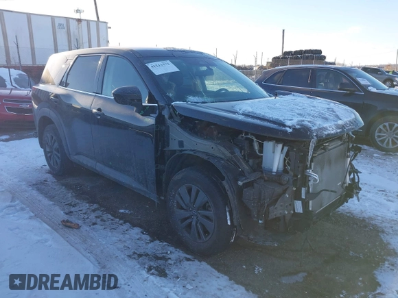 2024 Nissan Pathfinder S with VIN 5N1DR3AC1RC221213, listed as a IAAI auction lot 41213372 with 11,183 mi miles and . Bid and sale history available at DreamBid. Image 1.