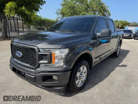 2019 Ford F-150 XL with VIN 1FTEW1CP1KKF22890, listed as a Copart auction lot 61813095 with 63,774 mi miles and Salvage title. Bid and sale history available at DreamBid. Image 1.