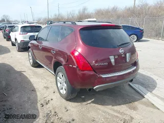 2007 Nissan Murano SL with VIN JN8AZ08W17W638112, listed as a IAAI auction lot 41831920 with 231,930 mi miles. Bid and sale history available at carsss.com. Image 3.