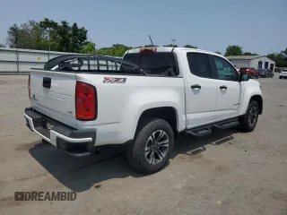2021 Chevrolet Colorado 4WD Z71 with VIN 1GCGTDENXM1157360, listed as a Copart auction lot 59585985 with 53,156 mi miles and Salvage title. Bid and sale history available at DreamBid. Image 3.