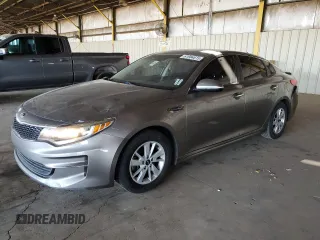 2018 Kia Optima S with VIN 5XXGT4L38JG217928, listed as a Copart auction lot 61984615 with 148,574 mi miles and Salvage title. Bid and sale history available at DreamBid. Image 1.