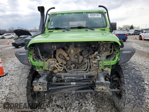 2018 Jeep Wrangler Sport with VIN 1C4GJXAN1JW262204, listed as a Copart auction lot 46809145 with 79,732 mi miles and Salvage title. Bid and sale history available at DreamBid. Image 5.