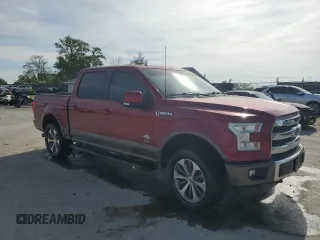 2015 Ford F-150 XLT with VIN 1FTEW1EG2FKD53109, listed as a Copart auction lot 54089215 with 155,339 mi miles and Salvage title. Bid and sale history available at DreamBid. Image 4.