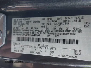 2019 Ford Escape SE with VIN 1FMCU0GD2KUA40307, listed as a IAAI auction lot 41791584 with 71,395 mi miles and . Bid and sale history available at carsss.com. Image 9.