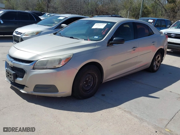 2015 Chevrolet Malibu LS with VIN 1G11A5SL7FF113559, listed as a IAAI auction lot 41852797 with 200,610 mi miles. Bid and sale history available at carsss.com. Image 2.