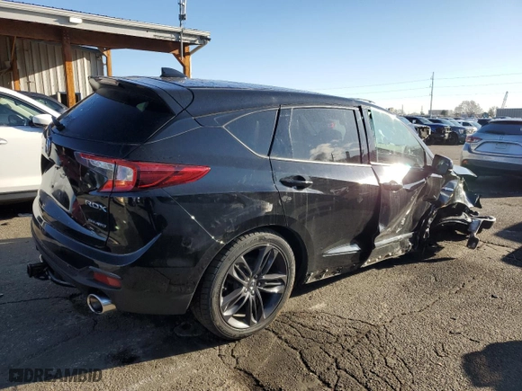 2019 Acura RDX w/A-Spec Pkg with VIN 5J8TC2H6XKL032756, listed as a Copart auction lot 48071615 with 68,700 mi miles and Salvage Title. Bid and sale history available at carsss.com. Image 3.