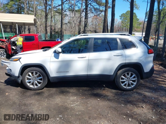 2014 Jeep Cherokee Limited with VIN 1C4PJLDS9EW238121, listed as a IAAI auction lot 41811278 with 185,240 mi miles. Bid and sale history available at carsss.com. Image 14.