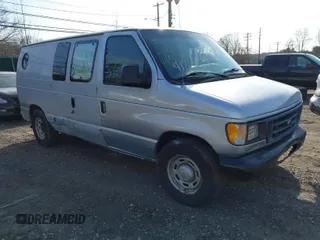 2006 Ford Econoline Cargo with VIN 1FTRE14W36HA38006, listed as a IAAI auction lot 41804095 with Not Provided miles. Bid and sale history available at carsss.com. Image 1.