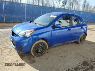 2018 Nissan Micra S z VIN 3N1CK3CP5JL283018, wystawiony jako Copart lot #49587575 z przebiegiem 111 110 mil mil oraz Szkody całkowita. Historia ofert i sprzedaży dostępna na DreamBid. Obrazek 1.