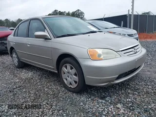 2001 Honda Civic EX with VIN 1HGES25701L021496, listed as a IAAI auction lot 41617983 with 293,845 mi miles. Bid and sale history available at carsss.com. Image 1.