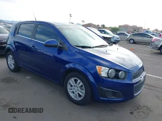 2014 Chevrolet Sonic LT with VIN 1G1JC6SB0E4205646, listed as a IAAI auction lot 41925745 with 84,102 mi miles. Bid and sale history available at carsss.com. Image 1.