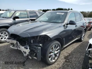 2023 BMW X5 xDrive40i with VIN 5UXCR6C01P9R61387, listed as a Copart auction lot 44972515 with 58,971 mi miles and Clean Title. Bid and sale history available at carsss.com. Image 1.