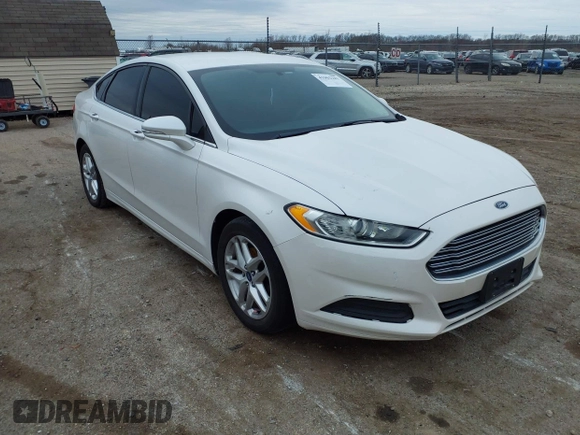2013 Ford Fusion SE with VIN 3FA6P0HR8DR233533, listed as a IAAI auction lot 41903181 with 166,240 mi miles. Bid and sale history available at carsss.com. Image 1.