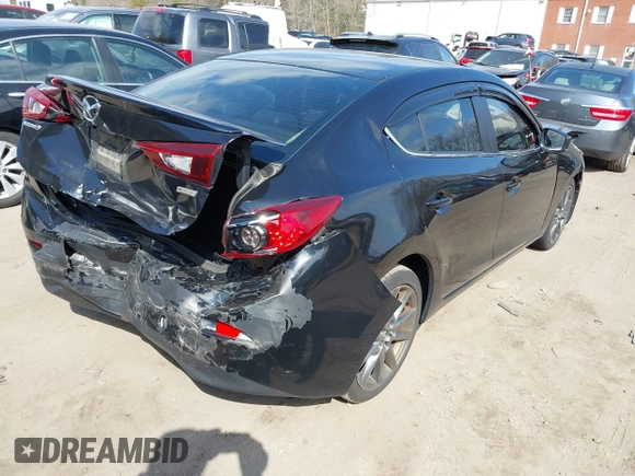 2018 Mazda 3 Touring with VIN 3MZBN1V34JM261565, listed as a IAAI auction lot 41795238 with 121,112 mi miles. Bid and sale history available at carsss.com. Image 4.