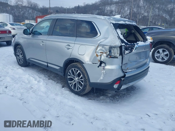 2018 Mitsubishi Outlander ES with VIN JA4AZ3A39JJ006387, listed as a IAAI auction lot 41362285 with 67,596 mi miles and . Bid and sale history available at DreamBid. Image 3.