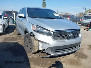 2020 Kia Sorento LX V6 with VIN 5XYPG4A50LG628036, listed as a IAAI auction lot 41457081 with 1 mi miles. Bid and sale history available at carsss.com. Image 1.
