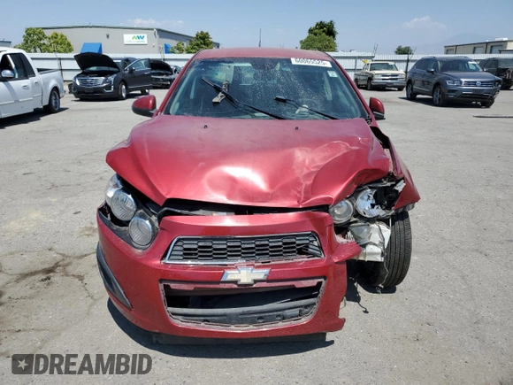 2012 Chevrolet Sonic LT with VIN 1G1JC6SH9C4133623, listed as a Copart auction lot 60065525 with 141,930 mi miles and Salvage title. Bid and sale history available at DreamBid. Image 5.