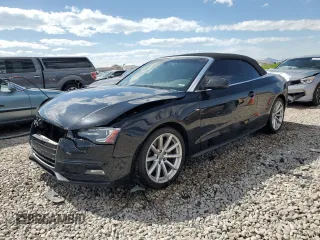 2016 Audi A5 Premium with VIN WAUD2AFH5GN001136, listed as a Copart auction lot 55644414 with 128,242 mi miles and Salvage title. Bid and sale history available at DreamBid. Image 1.