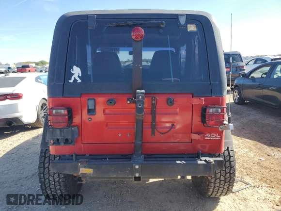 1994 Jeep Wrangler with VIN 1J4FY29S6RP473807, listed as a Copart auction lot 84130724 with 65,404 mi miles and Salvage Title. Bid and sale history available at carsss.com. Image 6.