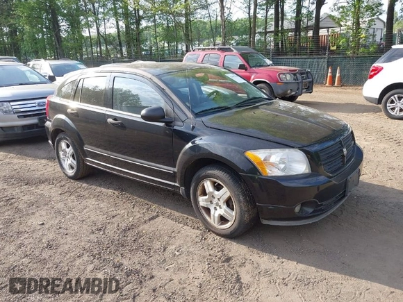2007 Dodge Caliber SXT with VIN 1B3HB48B57D159305, listed as a IAAI auction lot 42095938 with 120,684 mi miles and . Bid and sale history available at DreamBid. Image 1.