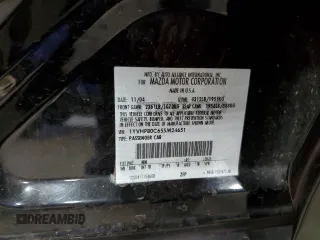 2005 Mazda 6 Sport with VIN 1YVHP80C655M24651, listed as a Copart auction lot 46460575 with 168,030 mi miles and Salvage Title. Bid and sale history available at DreamBid. Image 13.