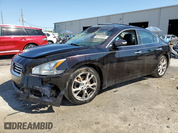 2014 Nissan Maxima SV with VIN 1N4AA5AP3EC471047, listed as a Copart auction lot 53135485 with 82,808 mi miles and Non repairable. Bid and sale history available at DreamBid. Image 1.
