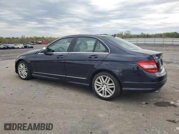 2009 Mercedes-Benz C-Class 3.0L Sport with VIN WDDGF81X49F236898, listed as a Copart auction lot 53318825 with 124,176 mi miles and Salvage Title. Bid and sale history available at carsss.com. Image 2.