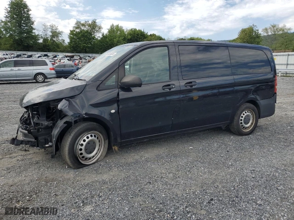 2018 Mercedes-Benz Metris Passenger Van with VIN WD4PG2EEXJ3500442, listed as a Copart auction lot 69496814 with 55,673 mi miles and Salvage Title. Bid and sale history available at carsss.com. Image 1.