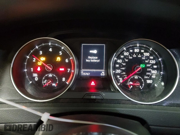 2015 Volkswagen Golf GTI Autobahn w/Performance Pkg with VIN 3VW447AU7FM101829, listed as a Copart auction lot 85468914 with 115,767 mi miles and Non Repairable. Bid and sale history available at carsss.com. Image 9.