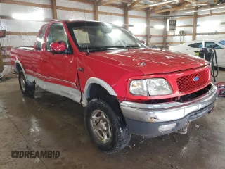 1997 Ford F-150 XL with VIN 1FTDX18W0VNB21424, listed as a Copart auction lot 45675365 with 155,760 mi miles and Salvage title. Bid and sale history available at DreamBid. Image 4.