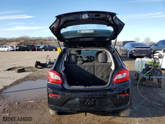 2020 Mitsubishi Mirage ES with VIN ML32A3HJ3LH005349, listed as a Copart auction lot 48244965 with 89,702 mi miles and Salvage Title. Bid and sale history available at carsss.com. Image 6.