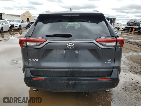 2025 Toyota RAV4 SE with VIN JTMAB3FV9SD242221, listed as a Copart auction lot 59388505 with 2,089 mi miles and Salvage title. Bid and sale history available at DreamBid. Image 6.