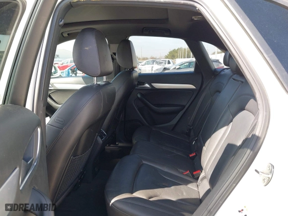 2018 Audi Q3 Premium with VIN WA1BCCFS1JR010439, listed as a IAAI auction lot 41641231 with 108,605 mi miles. Bid and sale history available at carsss.com. Image 8.